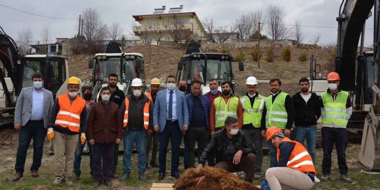 Tercan’da Alt Yapı Çalışmaları Başladı