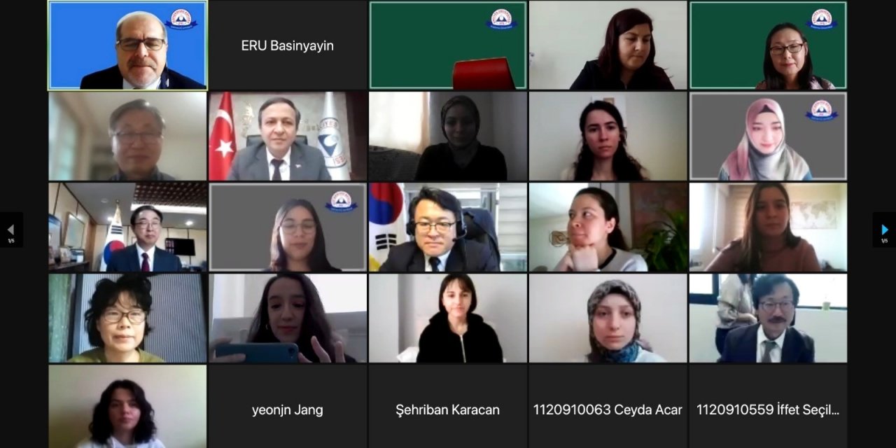 Erü’de 1. Uluslararası Kore Çalışmaları Konferansı Düzenlendi