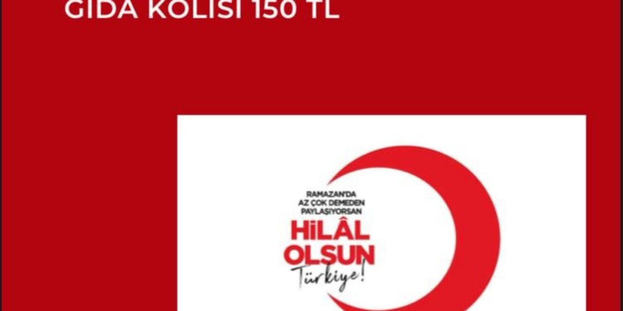 Kızılay’dan Ramazan Ayı İçin Çağrı