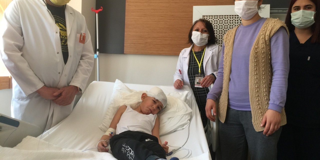 Başına Kör Kurşun Giren Çocuk Sağlığına Kavuştu