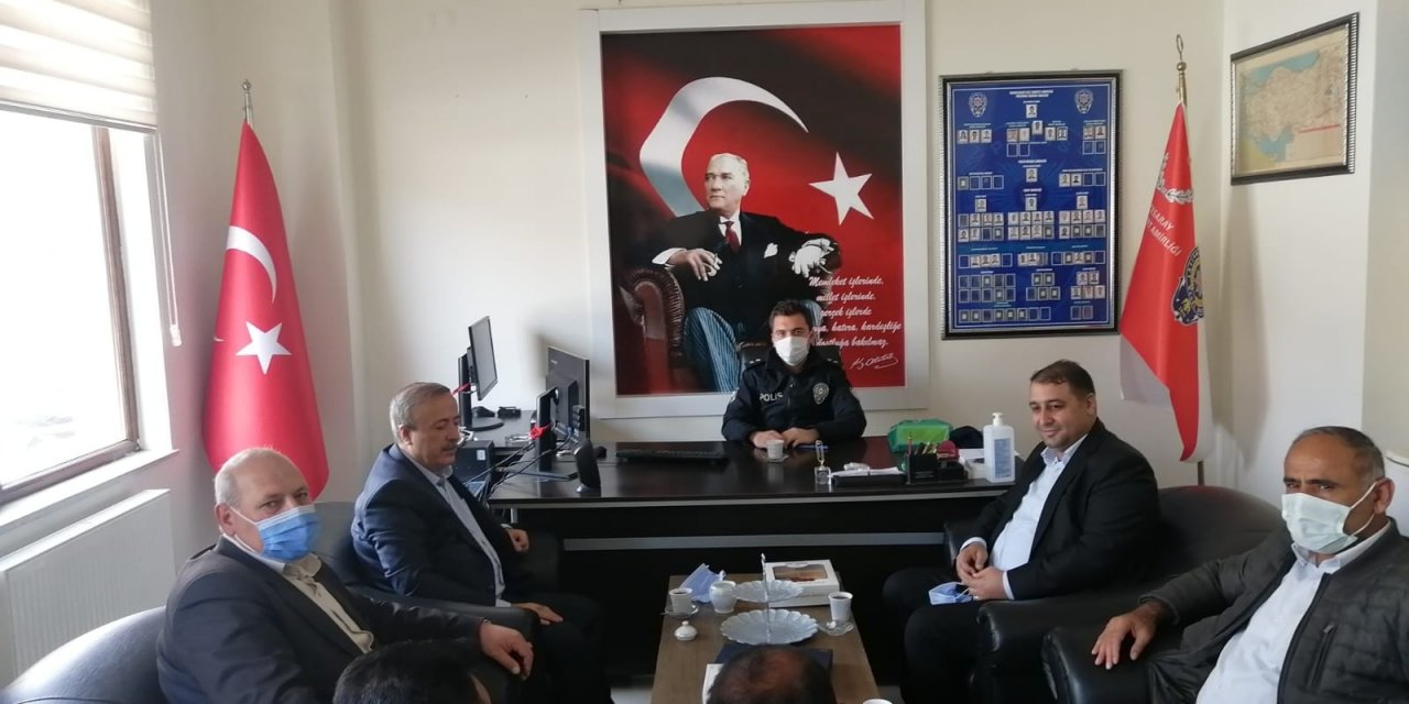 Başkan Arvas Ve Sabırlı’dan Emniyet Amirliğine Ziyaret