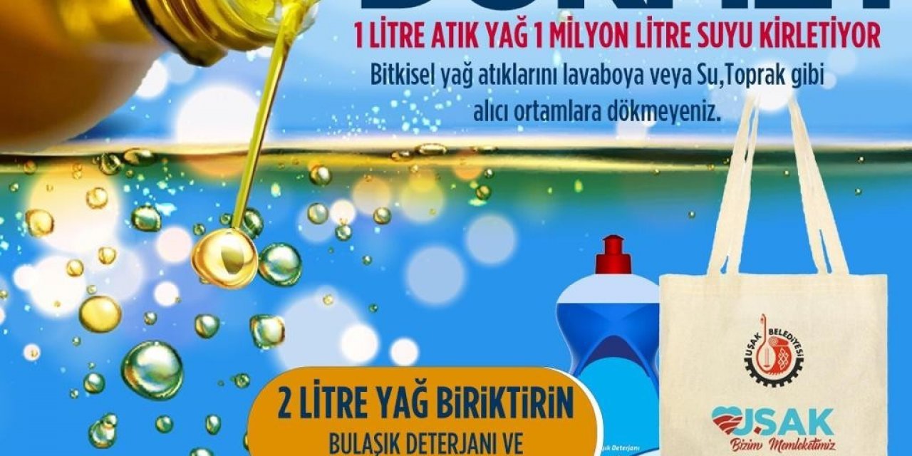 Uşak Belediyesinden Çevre Dostu Proje