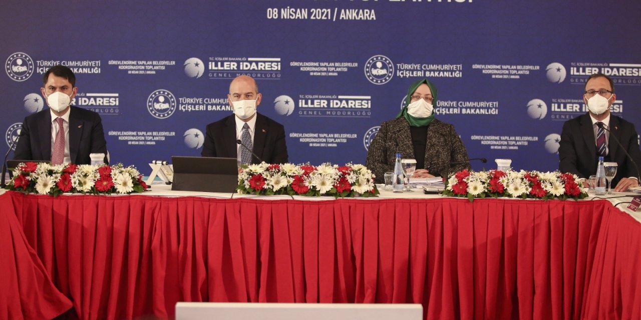 Görevlendirme Yapılan Belediyeler Koordinasyon Toplantısı Bakanların Katılımı İle Başladı