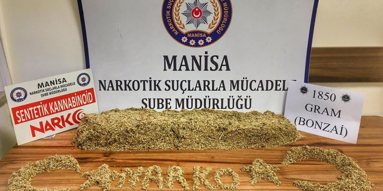 Manisa’da 1 Kilo 850 Gram Bonzai Maddesi Ele Geçirildi
