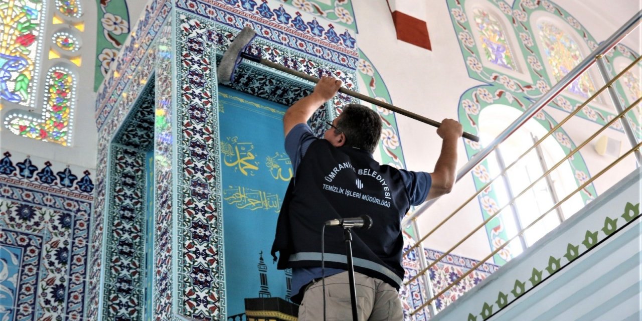 Ümraniye’de İbadethaneler Ramazan’a Hazır