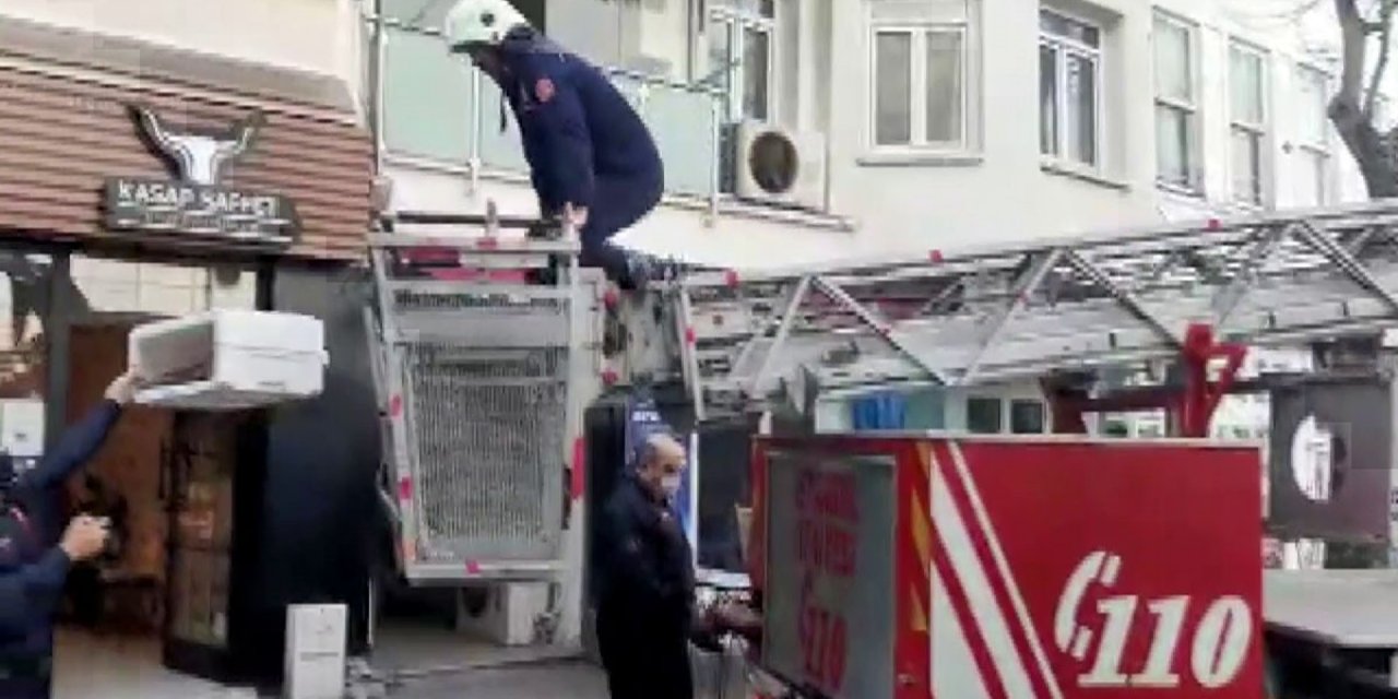 Balkondan Düşen Yavru Kedileri Martılara Yem Olmaktan İtfaiye Kurtardı