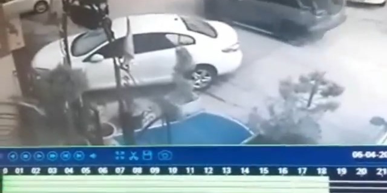 Bursa’da Jip Sürücüsünün Uyuyan Köpeği Ezdiği Anlar Güvenlik Kamerasına Yansıdı