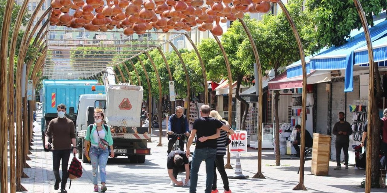 Alanya’nın Kabak Sokağı Engellerle Hayat Buldu