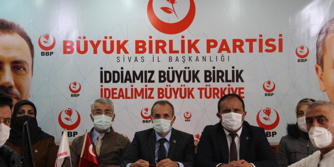 Bbp’de Sivas Merkez İlçe Kongresi 21 Nisan’da Yapılacak