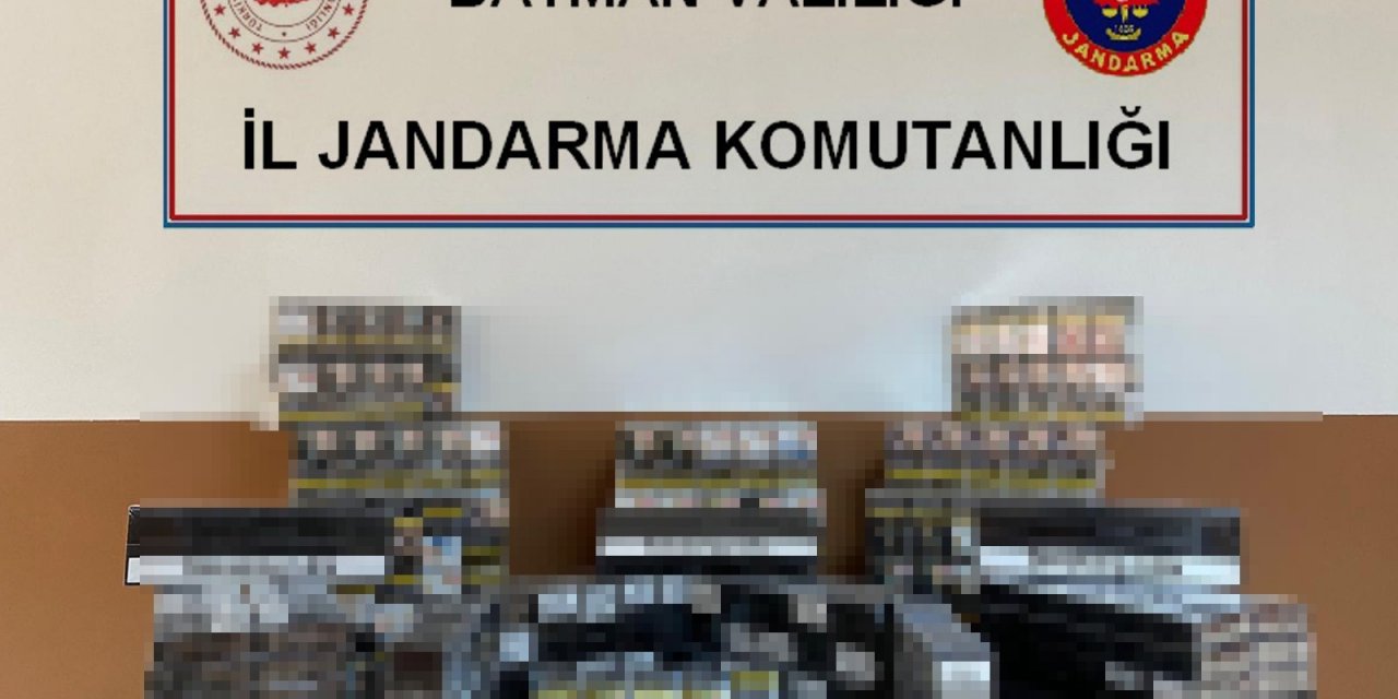 Batman’da 5 Bin 500 Bin Paket Kaçak Sigara Ele Geçirildi