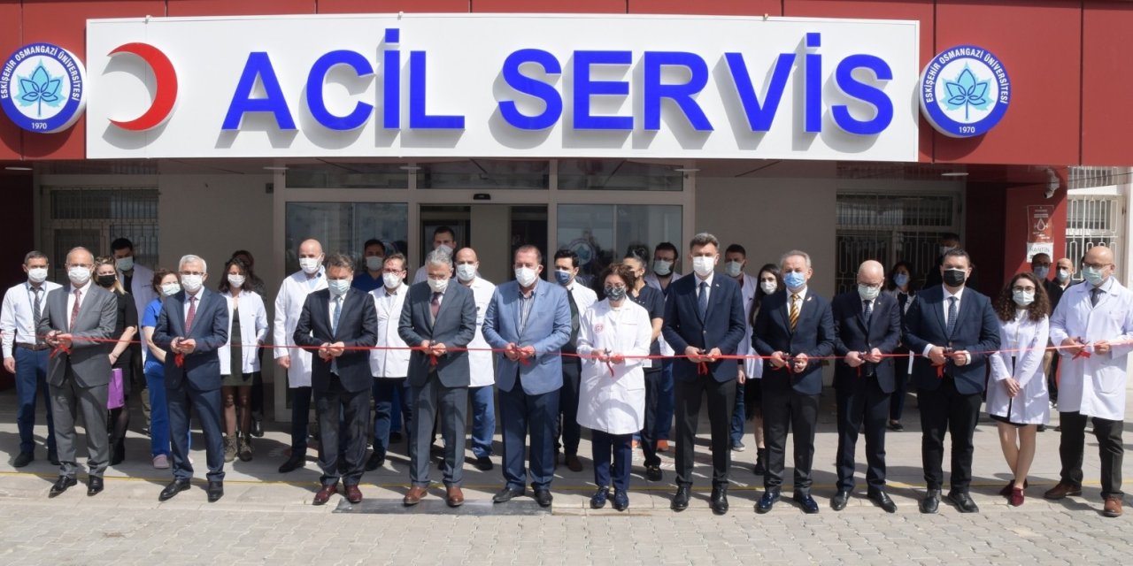 Esogü Hastanesi Acil Servisi’nde Yenilenen Kısımlar Açıldı