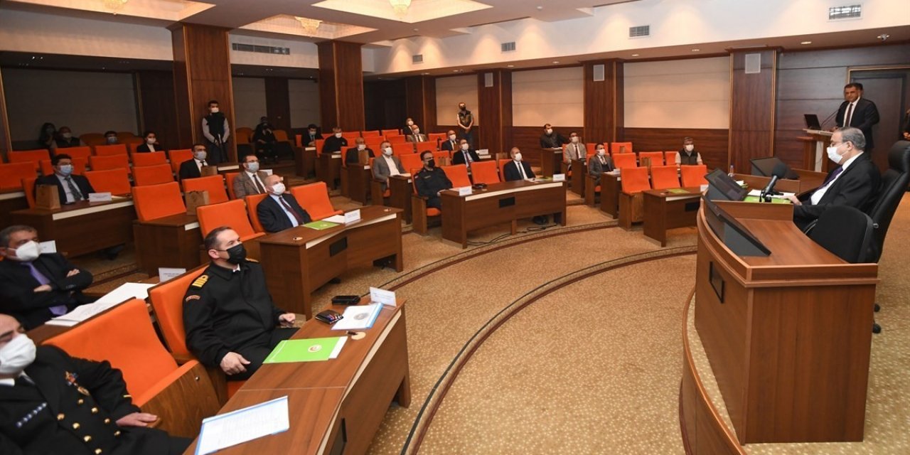 Yangın İ̇l Koordinasyon Kurulu Toplantısı Vali Su Başkanlığında Gerçekleştirildi