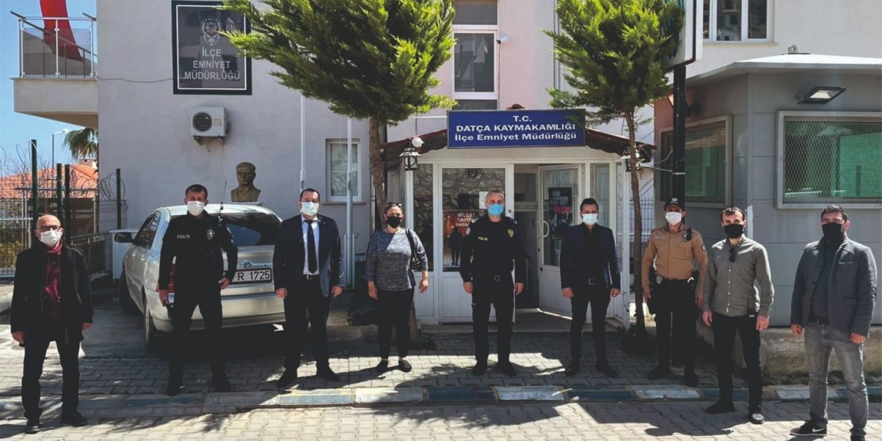 Mhp Datça İ̇lçe Yönetimi Polislerin Kuruluş Yıldönümünü Kutladı