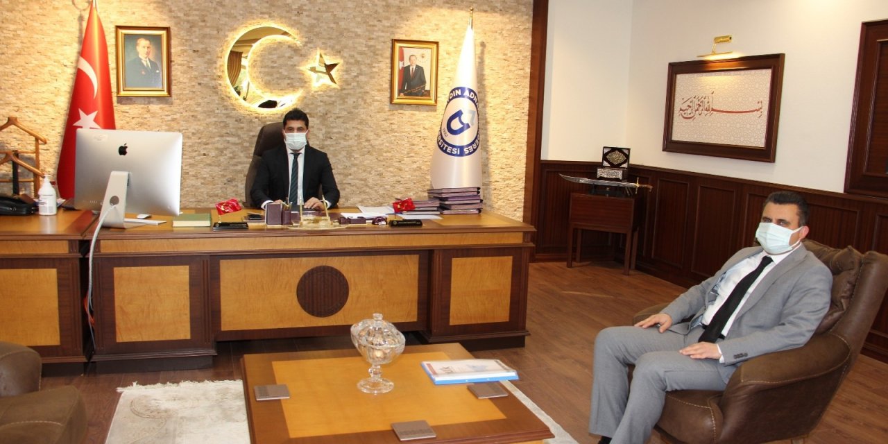 Tüi̇k Denizli Bölge Müdürü Coşkun, Rektör Aldemir’le Görüştü