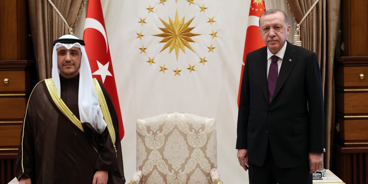 Cumhurbaşkanı Erdoğan, Kuveyt Dışişleri Bakanı El Sabah’ı Kabul Etti