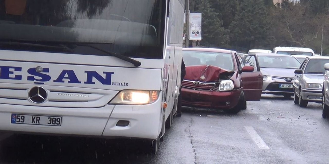 Tekirdağ’da 3 Araçlı Zincirleme Kaza