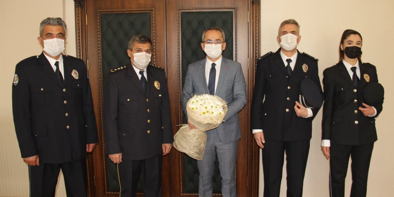 Tosya Polis Teşkilatından Kaymakama Ziyaret