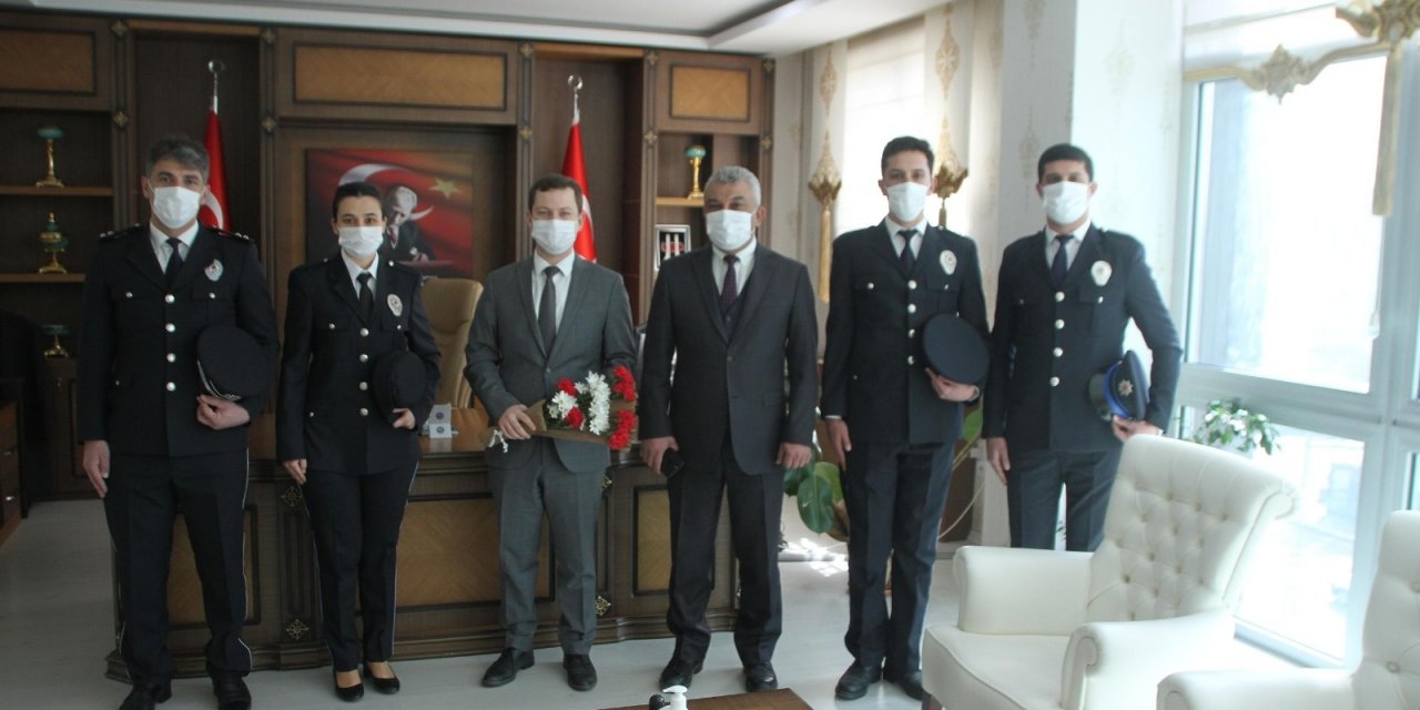 Emniyet Müdürü Ekşi’den Kaymakam Demirer’e Ziyaret