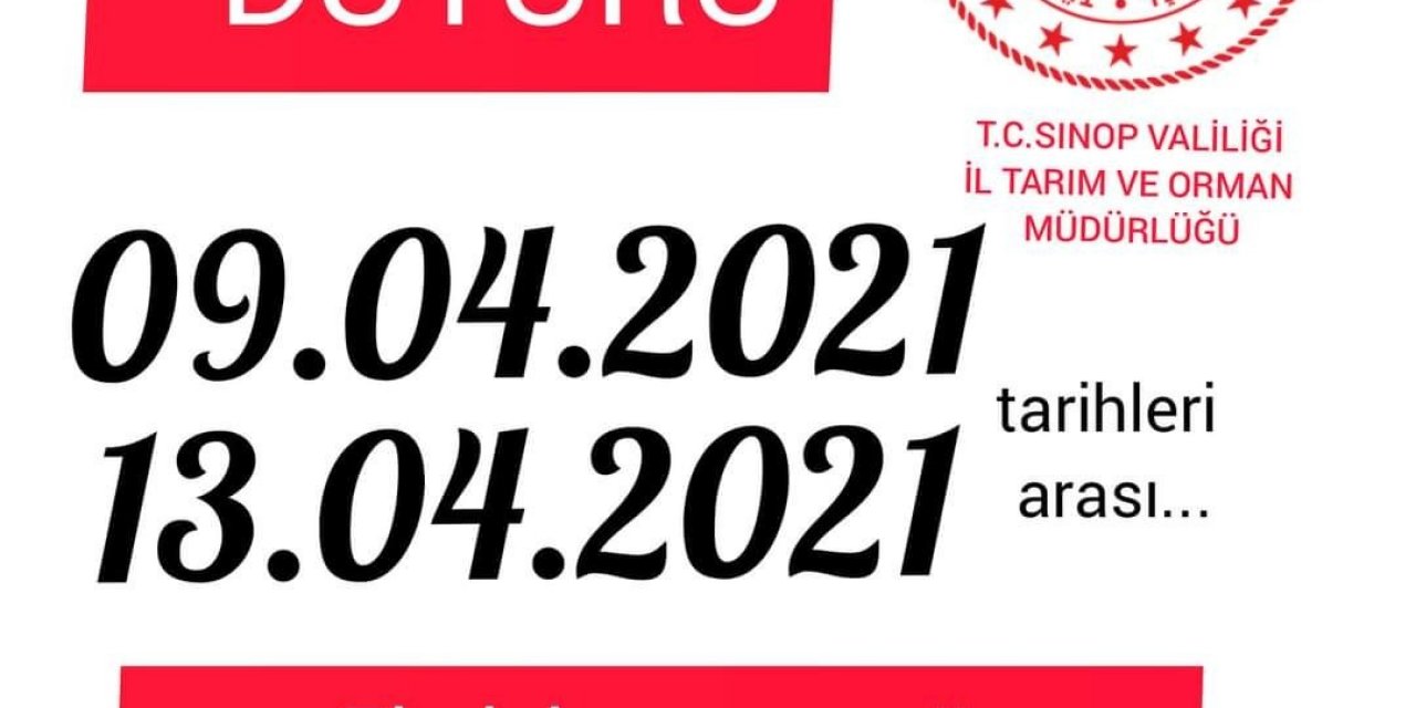 Sinop’ta Çiftçilere Zirai Don Uyarısı