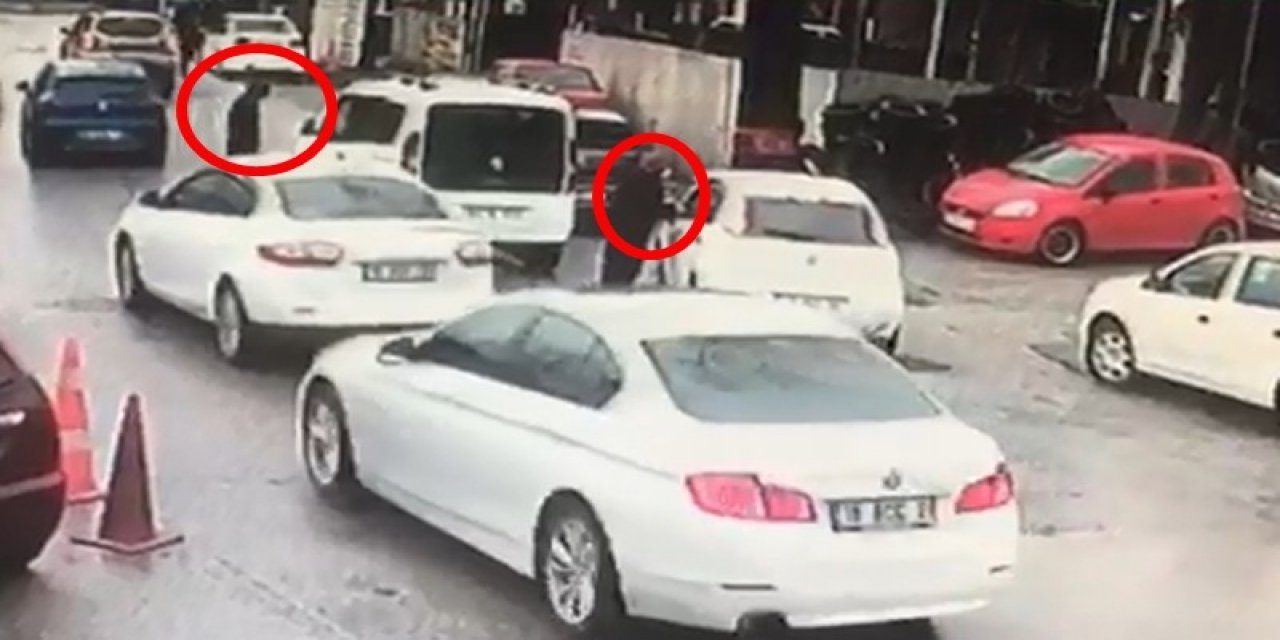 Kadın Sürücü Çalınan Aracının Peşinden Metrelerce Böyle Koştu