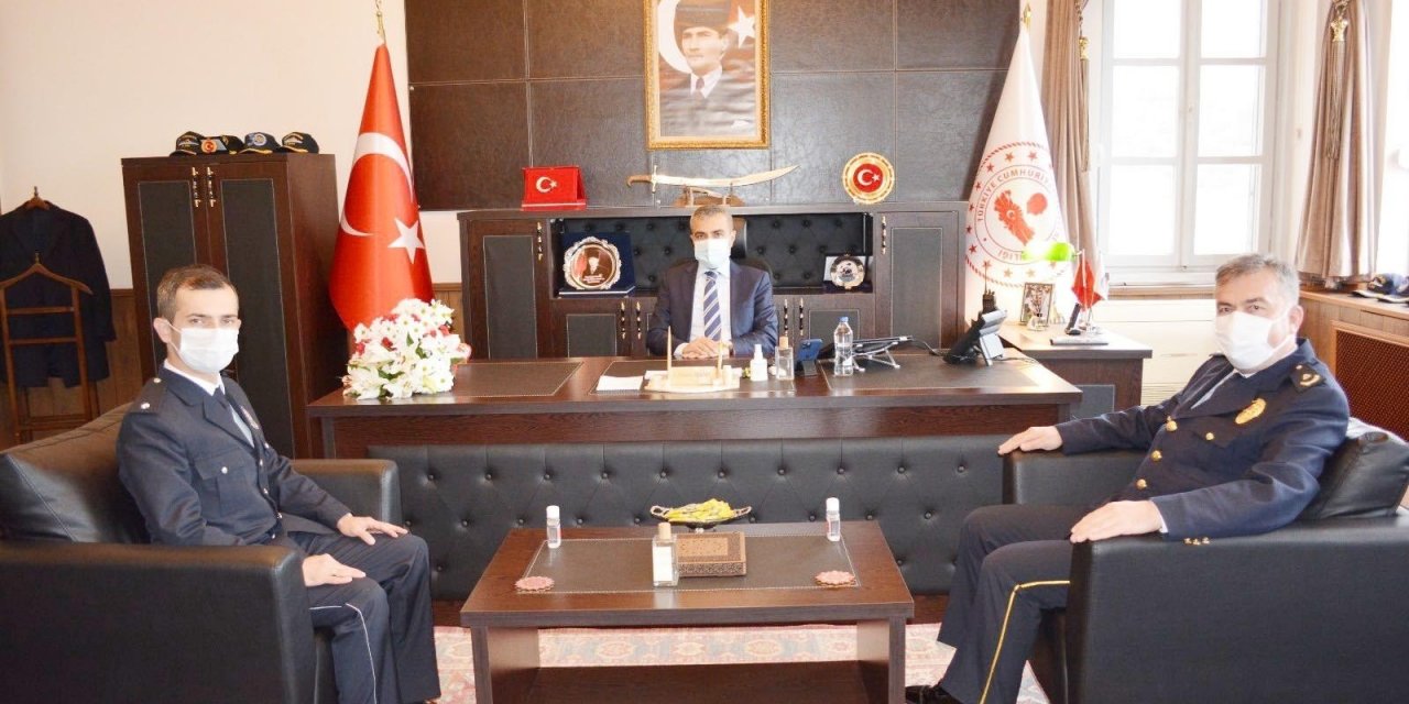 Emniyet Müdürü Karabaş’tan Kaymakam Atasoy’a Ziyaret