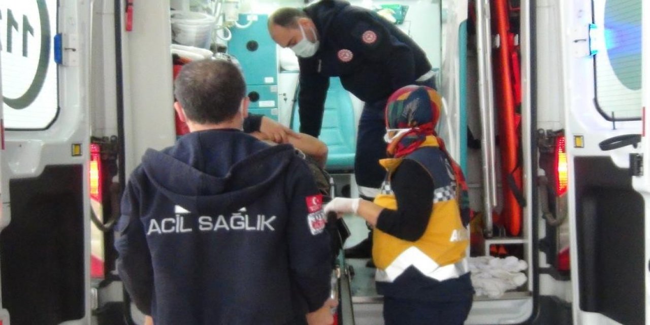 İ̇laçlama Makinasına Kolunu Kaptıran Usta Hastaneye Kaldırıldı