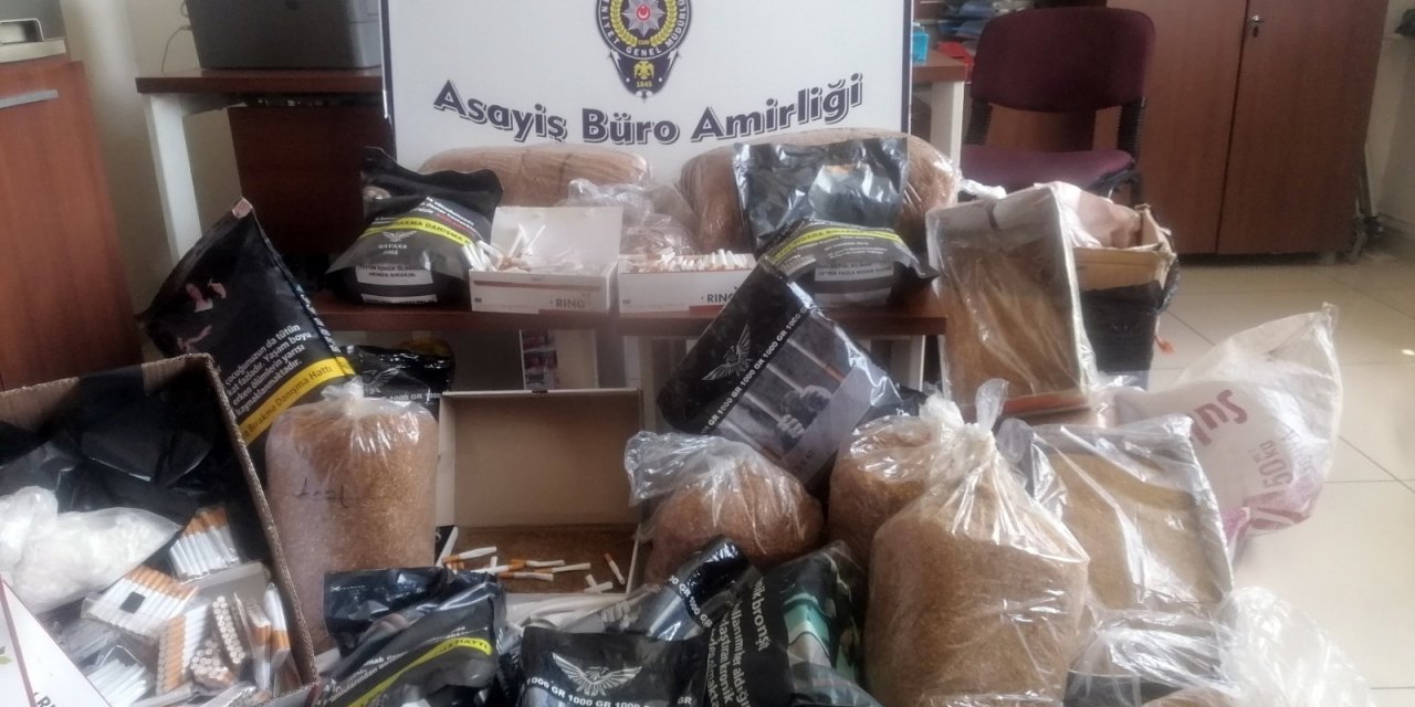 Konya’da 39 Kilo Kaçak Tütün Ele Geçirildi