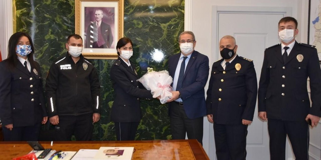 İ̇lçe Emniyet Müdürü Doğan’dan, ’polis Haftası’ Ziyaretleri