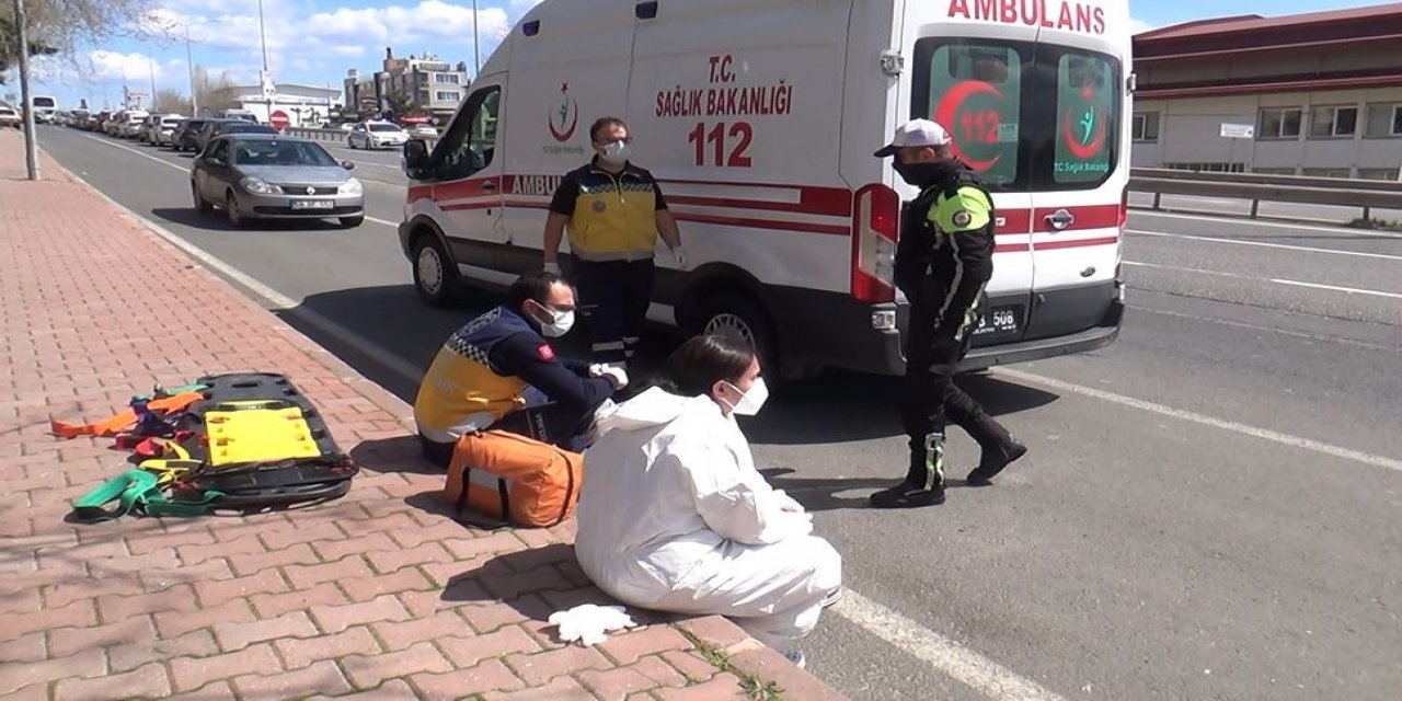 Vakaya Giden Ambulansa Çarptı, İlk Müdahaleyi Çarptığı 112 Görevlileri Yaptı