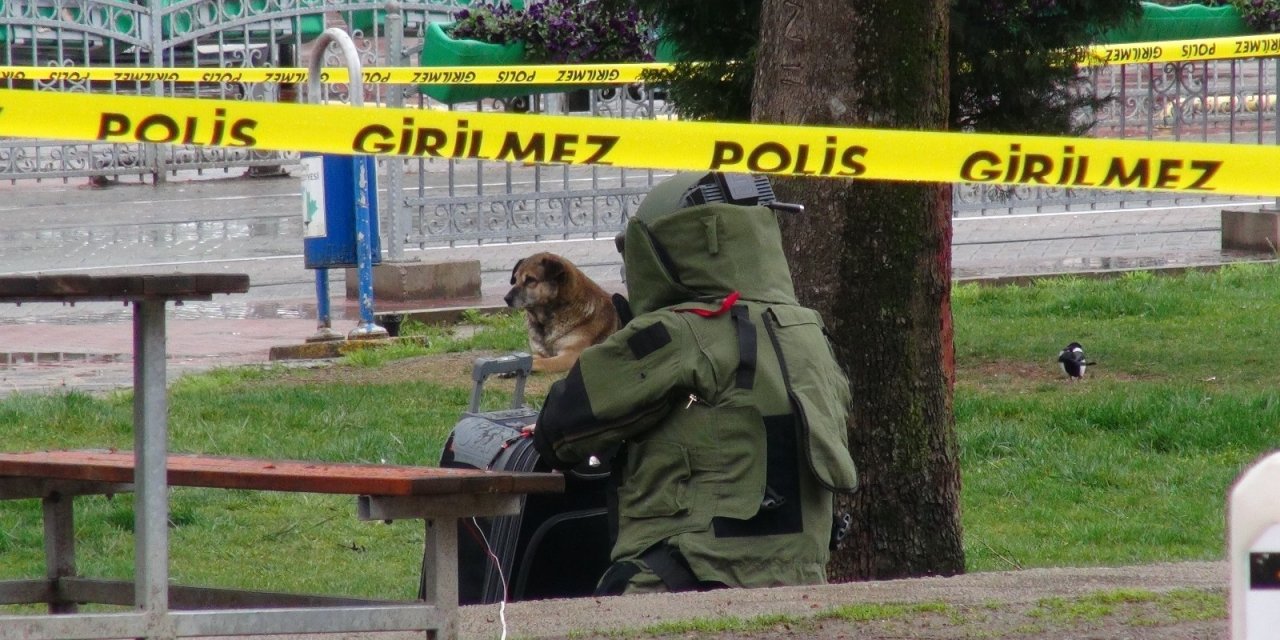 Ağaç Dibine Bırakılan Şüpheli Valiz Tramvay Seferlerini Durdurdu