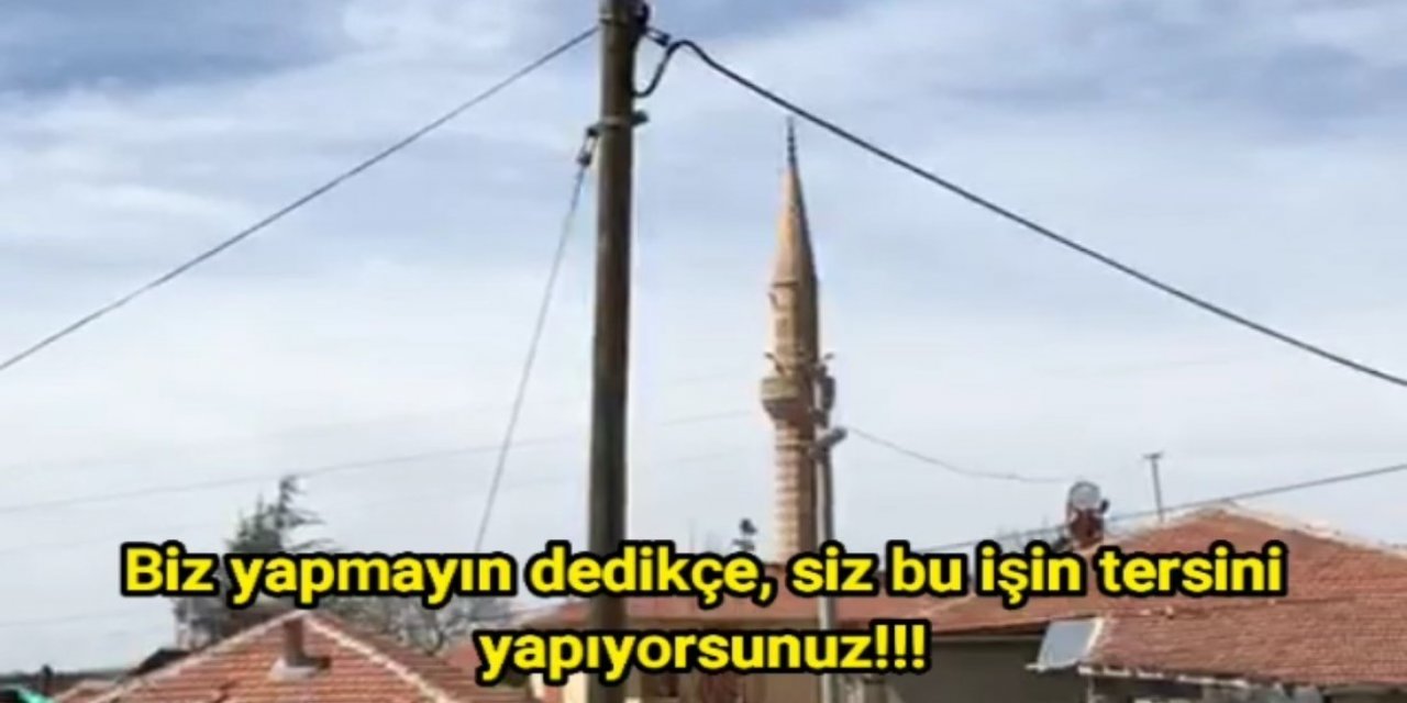 Köy Bekçisi, Cami Hoparlöründen Evde Kalın Çağrısı Yaptı