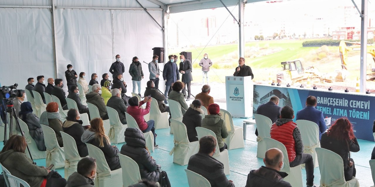 Bahçeşehir’de Canlar Cem Evi’nin Temeli Atıldı