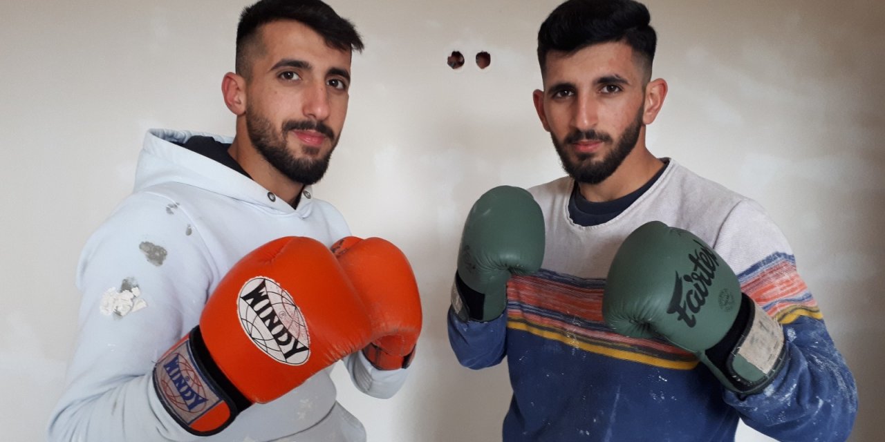 i̇kiz Milli Sporcular Sabah İnşaatta, Akşam Antrenmanda
