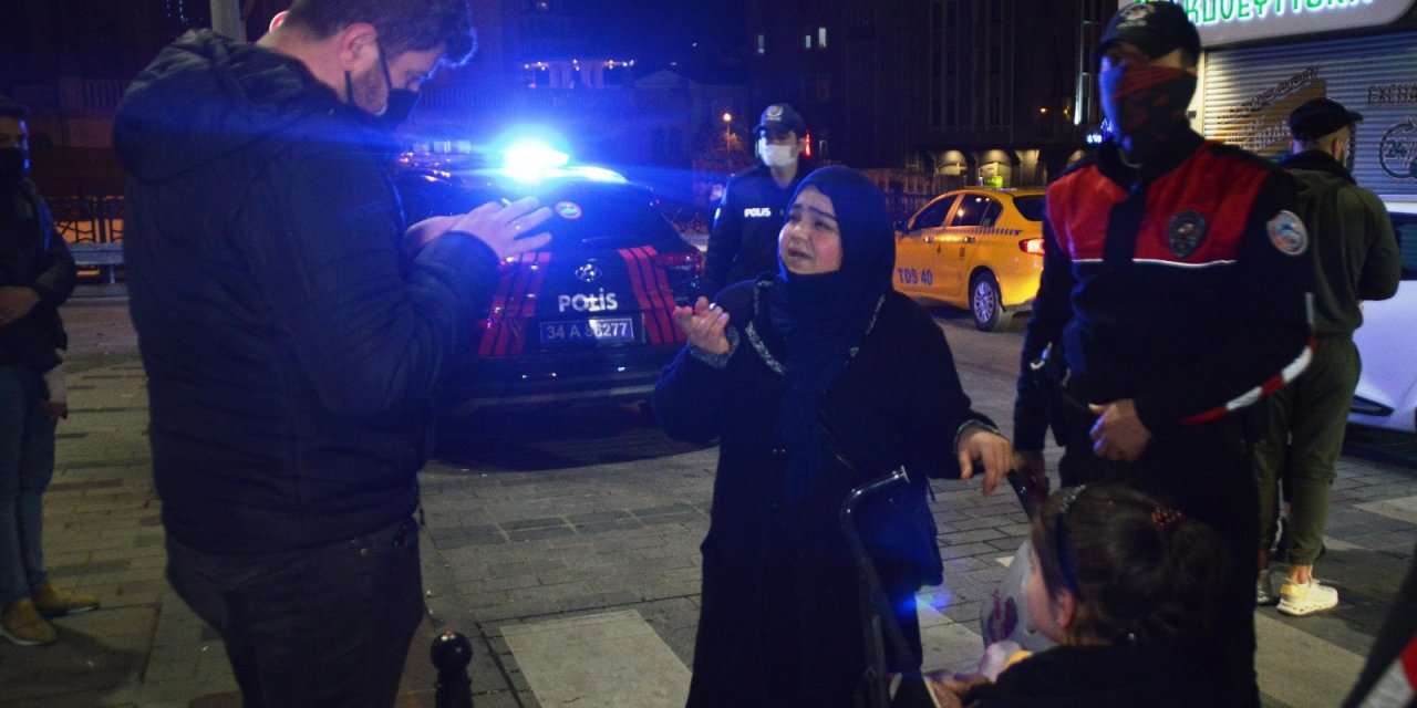 Taksim’de Doğum Günü Partisine Nefes Kesen Baskın Kamerada