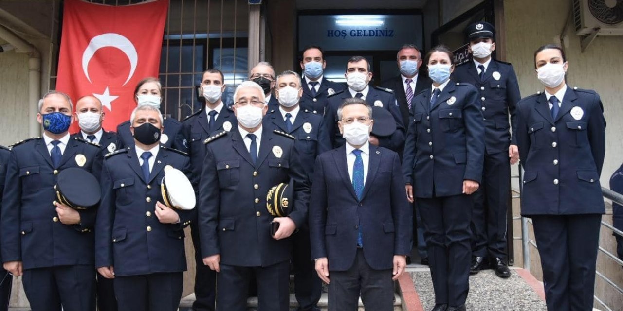 Vali Aksoy’dan Şehit Ali Rüştü Yetkin Polis Merkezi’ne Ziyaret
