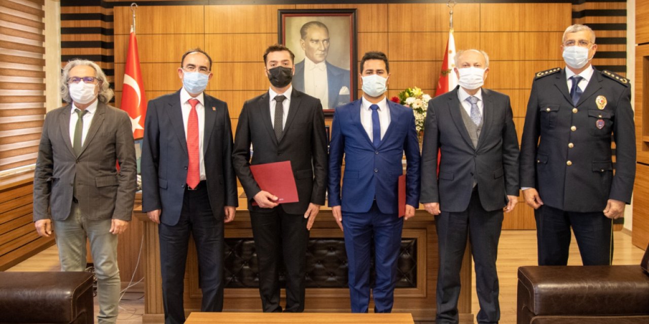 Rektör Beydemir’den Emniyet Teşkilatına Ziyaret