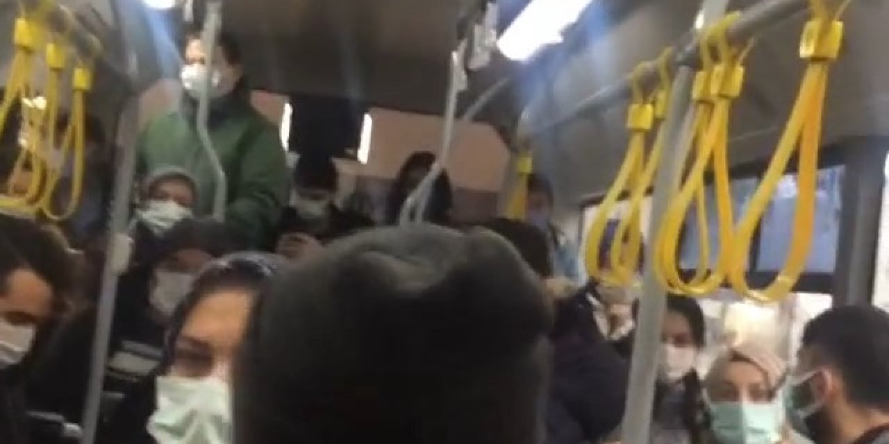 Bursa’da Halk Otobüsünde Mesafe Tartışması