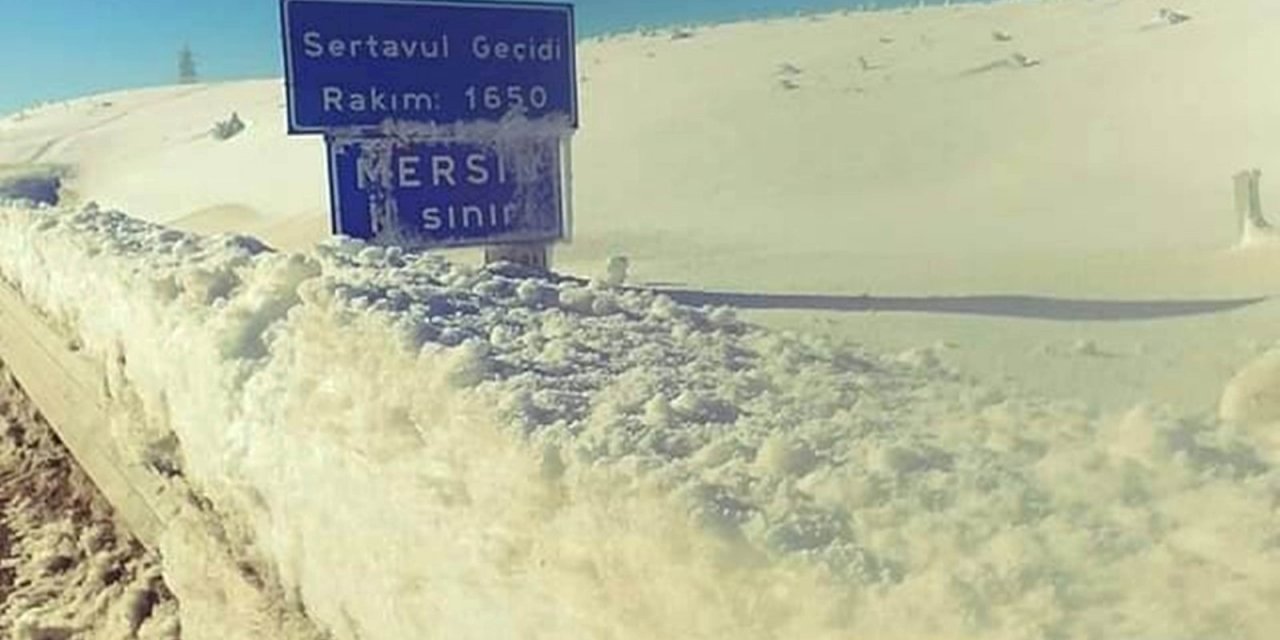 Sertavul Geçidi Geçit Vermiyor