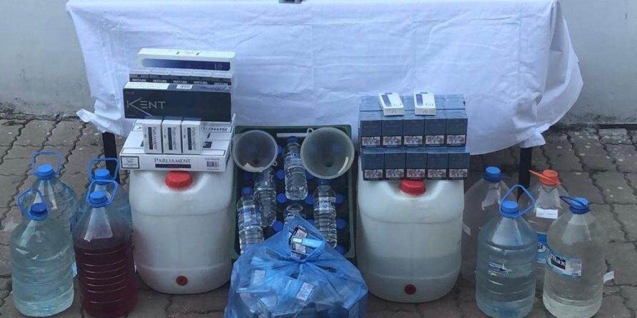 Jandarmadan Sahte Alkol Satan Büfelere Operasyon