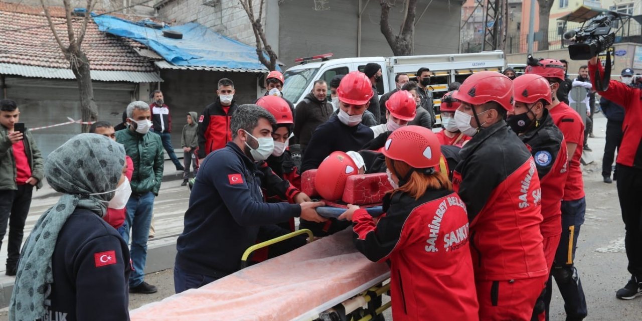 Şahkut’tan Gerçeği Aratmayan Deprem Tatbikatı