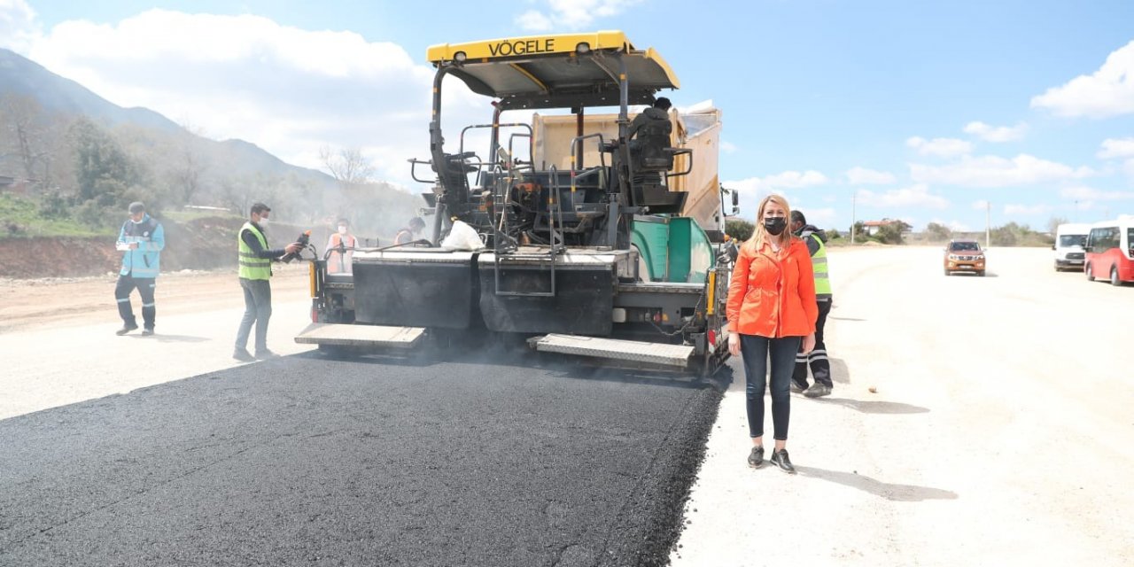 20 Bin Metrekare Alana 5 Bin Ton Sıcak Asfalt Serilecek