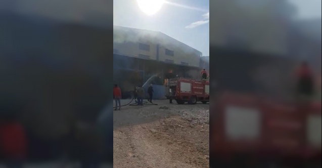 Develi’de iş yeri yangını