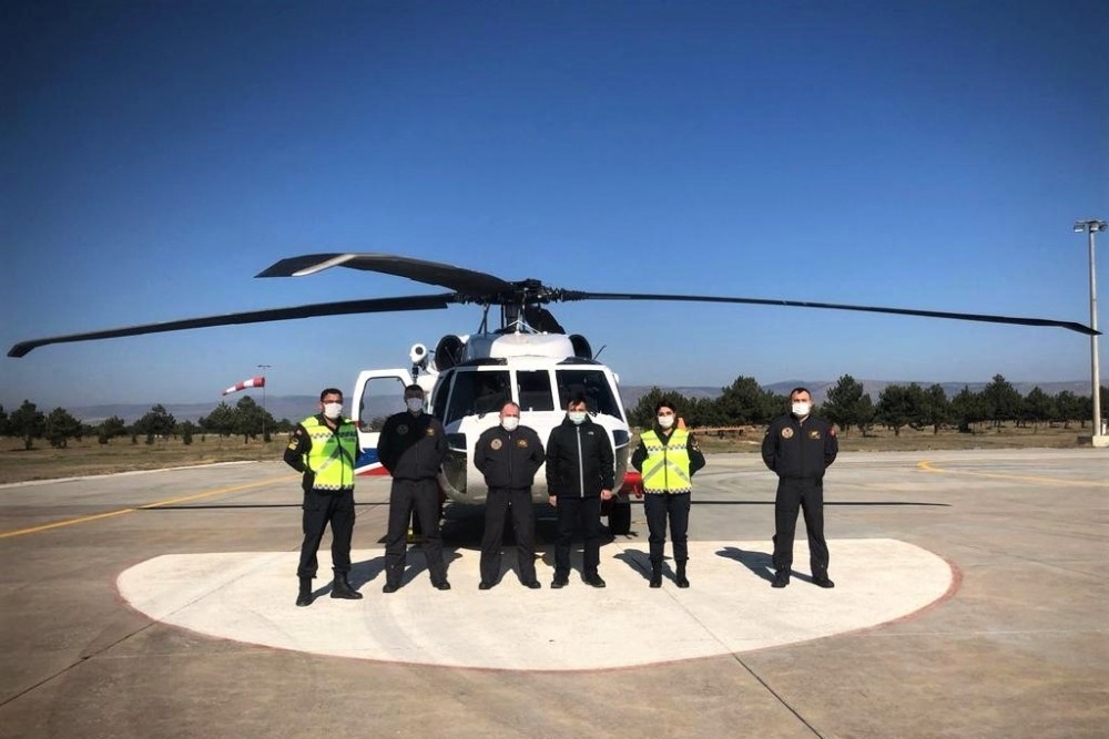 Helikopterli havadan trafik denetiminde ceza yağdı