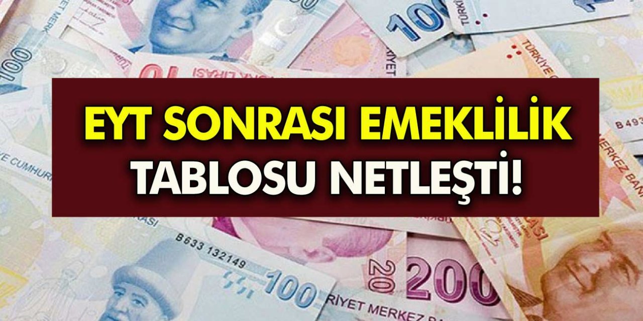 EYT sonrası emeklilik tablosu netleşti! Şartlar sıralandı! 1999 - 2000 - 2003 - 2008 prim gün yıl! 20 - 25 yıl süresi!
