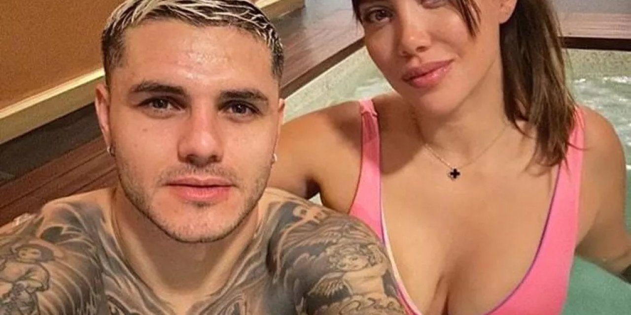 Galatasaray'ın golcü oyuncusu Icardi Instagram'da eşinin üstsüz fotoğrafını paylaştı