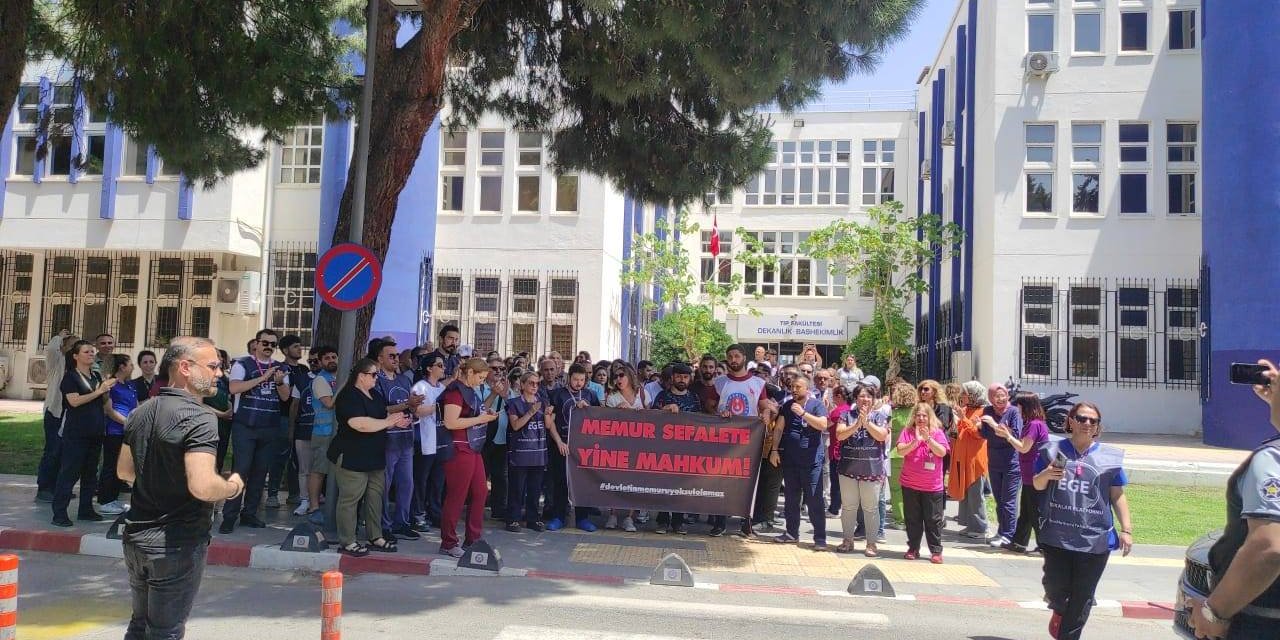 Eü Hastanesi’nde İ̇syan, “sadaka Değil Alınterimizin Karşılığını İ̇stiyoruz”