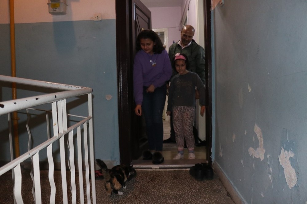 Ortaokul öğrencisi Irmak biriktirdiği harçlıkları ile sokak hayvanlarını besliyor