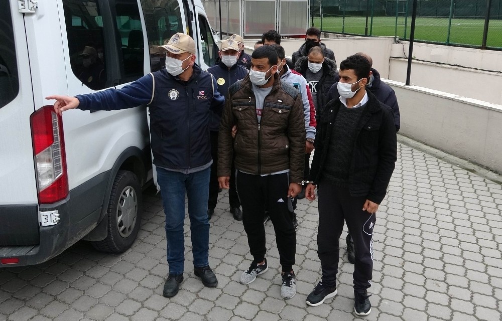Samsun’da DEAŞ’tan gözaltına alınan 8 yabancıya ek gözaltı süresi