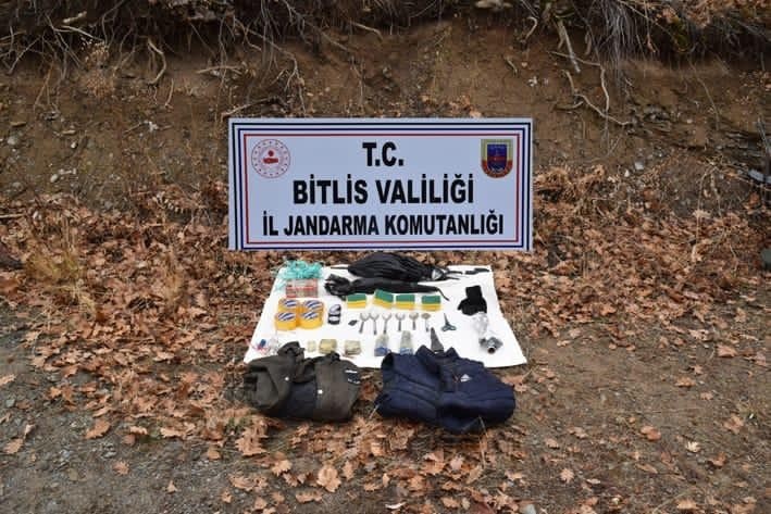 Tatvan’da EYP yapımında kullanılan malzeme ele geçirildi