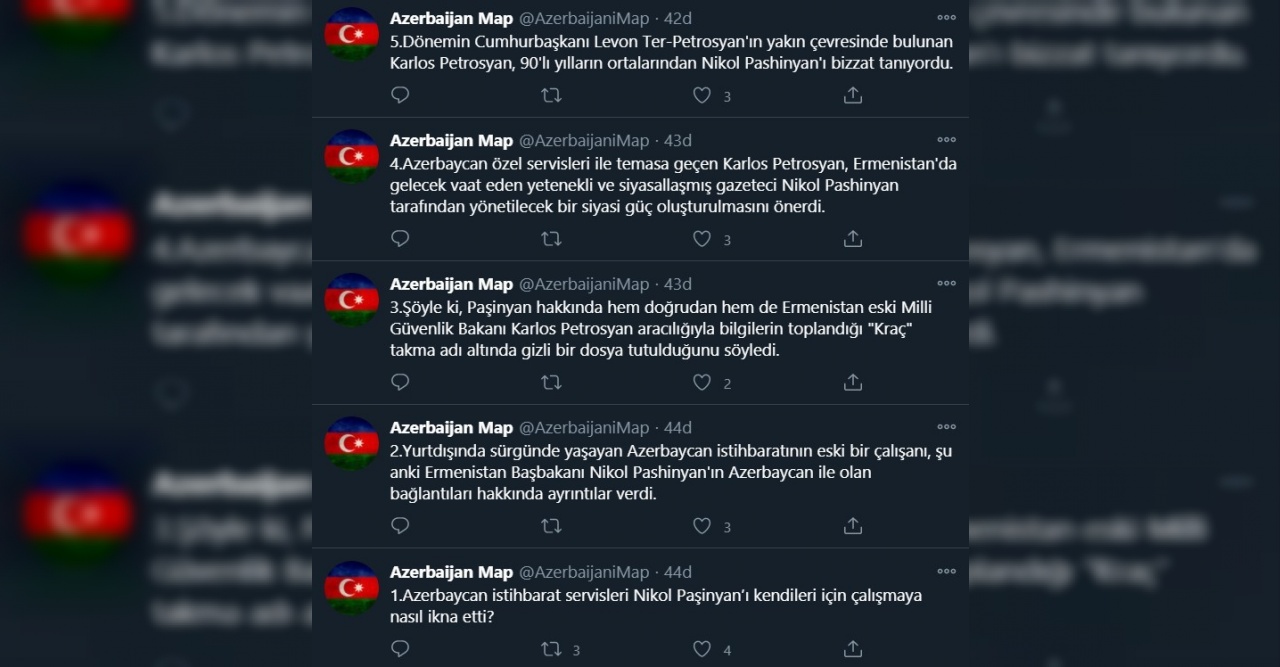 Paşinyan Azerbaycan istihbaratıyla çalışmış